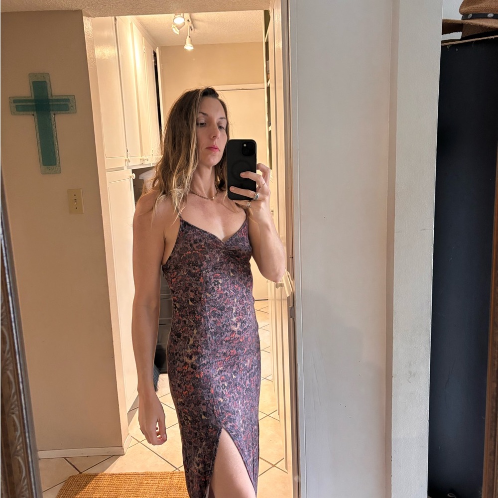 Free people floral slip dress
